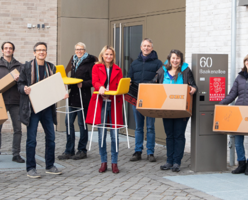 Das Aufwind-Team in der Baakenallee 60
