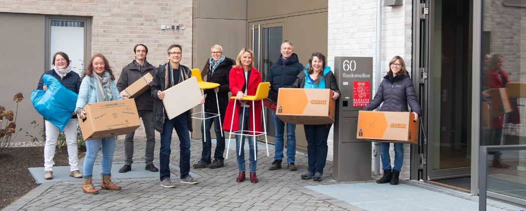 Das Aufwind-Team in der Baakenallee 60