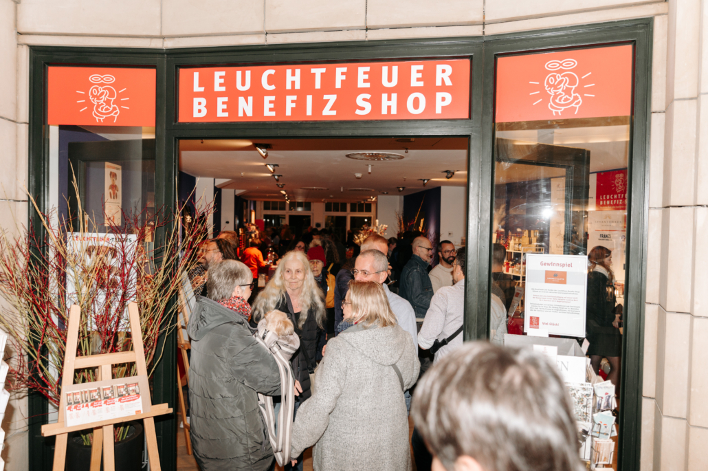 Eröffnung des Leuchtfeuer Benefizshops 2024.